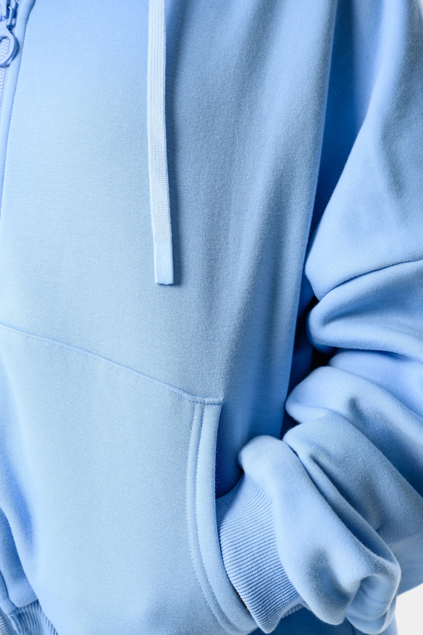 CozyTec Full Zip Hoodie - Light Blue