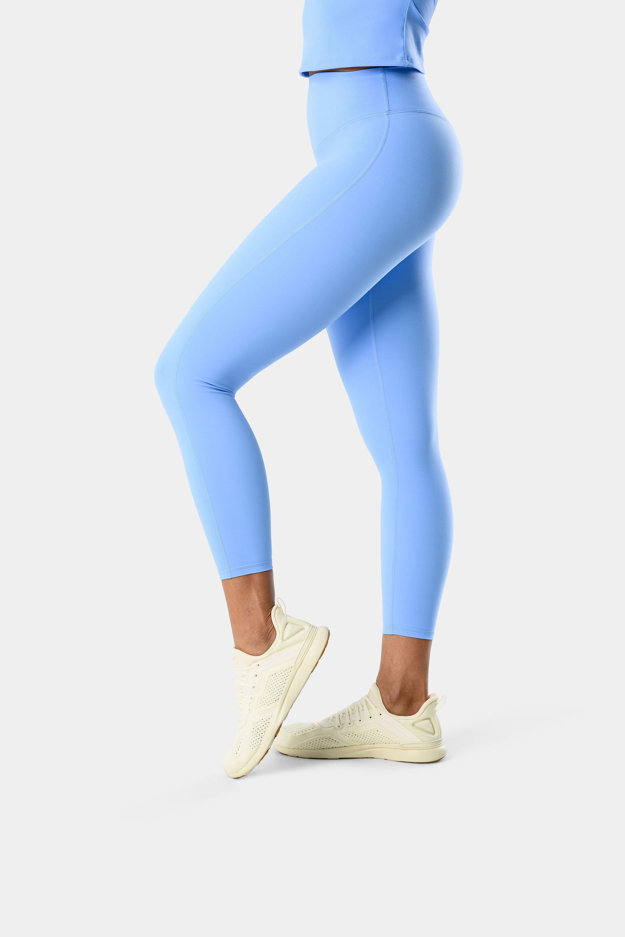 Alura V-Line Leggings - Baby Blue