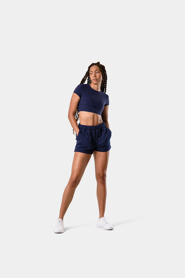Isla Short Sleeve Top - Dark Iris