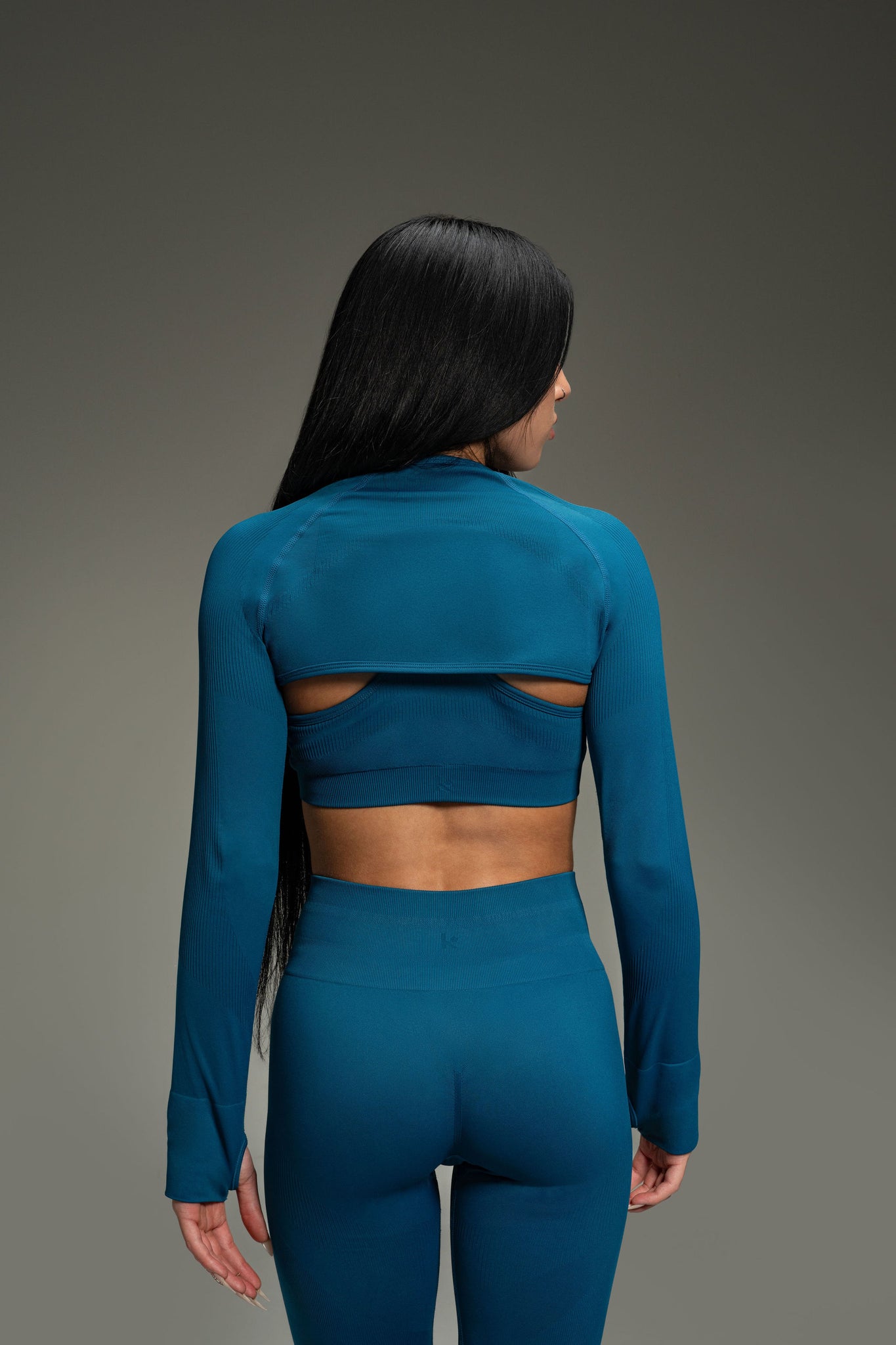 Nova Seamless Bolero - Moroccan Blue