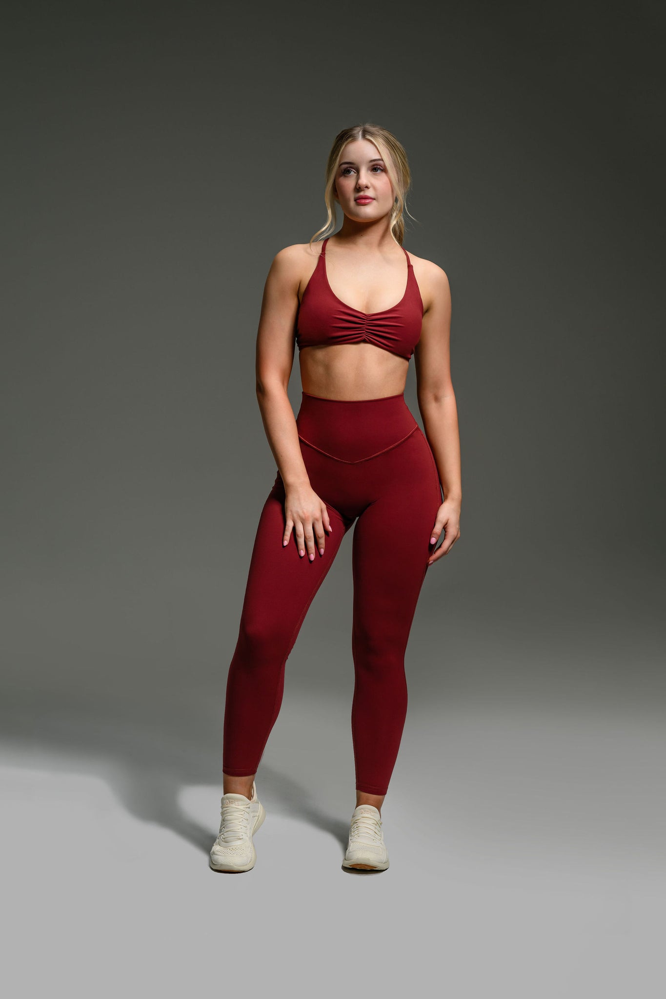 Alura V-Line Leggings - Chocolate Truffle