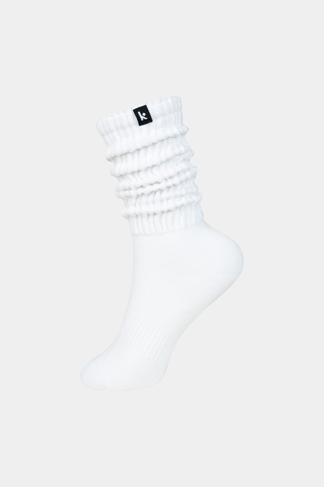 3-Pair Pack Cozy Scrunch Socks - White